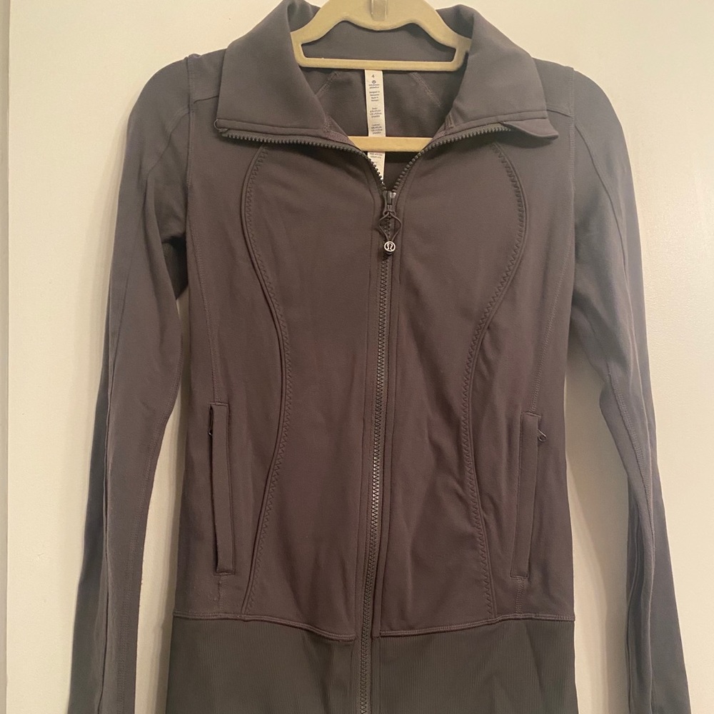 Lululemon grey zip up